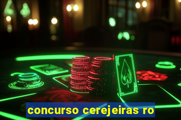 concurso cerejeiras ro